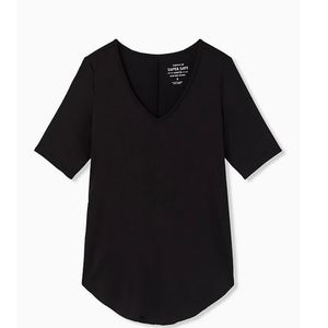 Torrid super soft black tunic top size 0 (14)